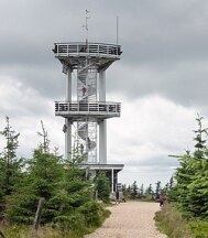 Wieża widokowa na górze Smrk - Czechy 